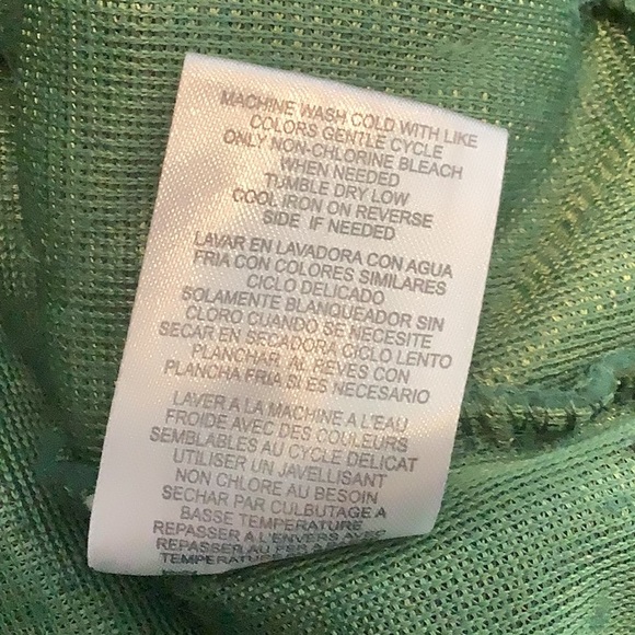 💥 Steve Madden XL Green Plush Fuzzy Sweater Top - Picture 6 of 14